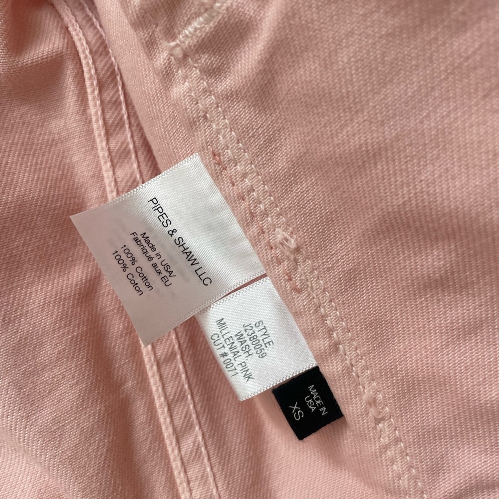 Veronica Beard Women's Pink Denim Jacket - Picture 3 of 3